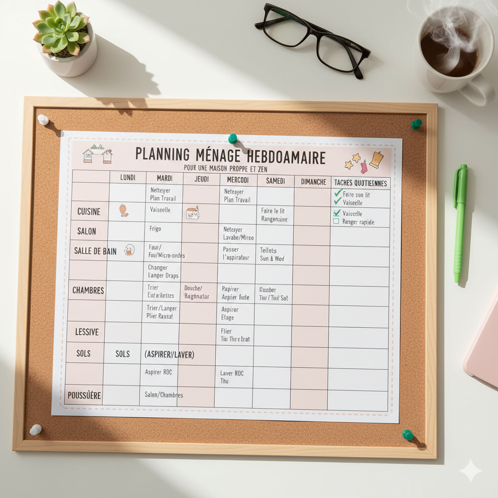Haushaltsplan erstellen: Putzen ohne Stress in 4 Wochen